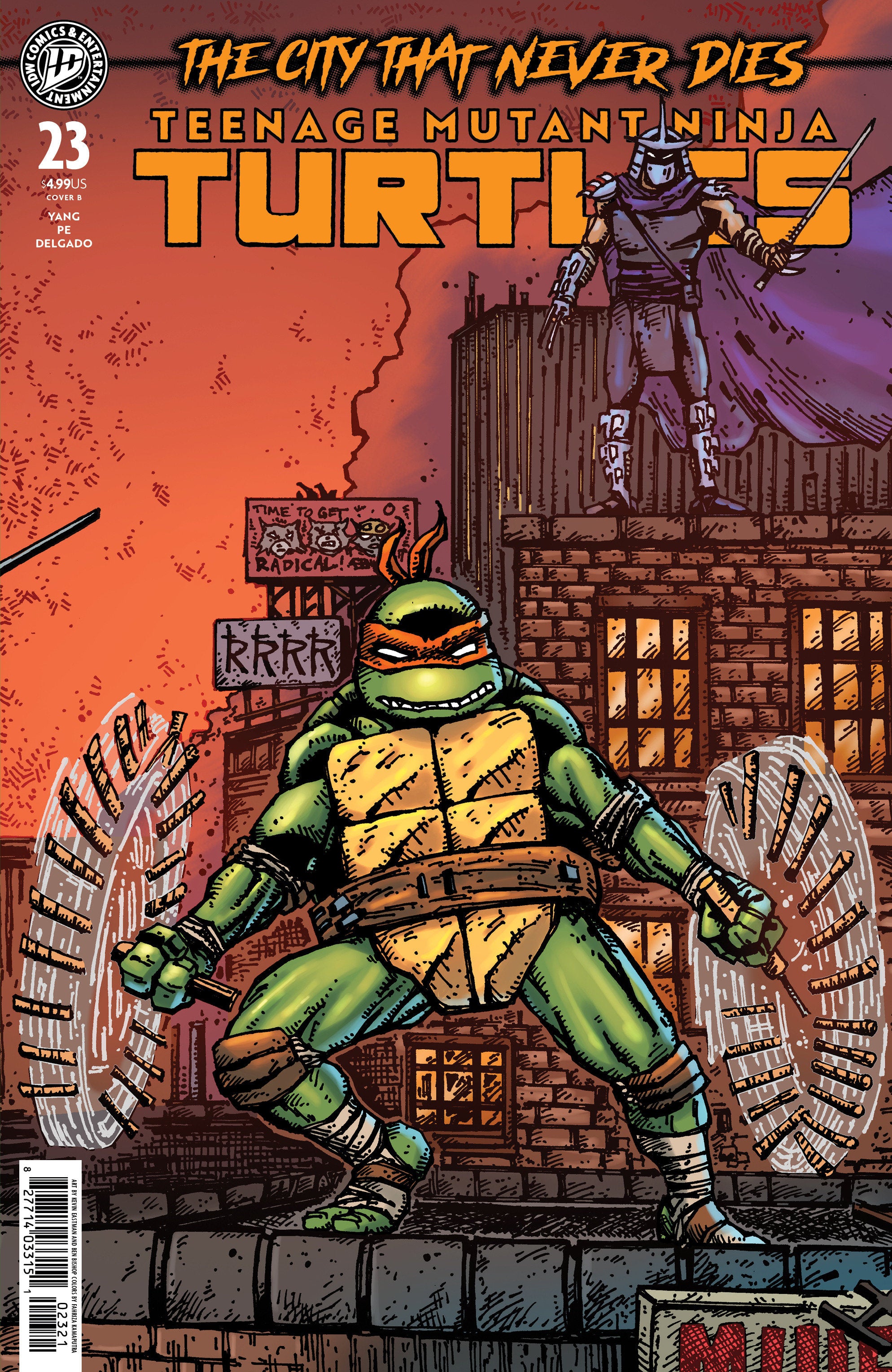 Teenage Mutant Ninja Turtles #23 Variant B (Eastman & Bishop) | Game Master's Emporium (The New GME)