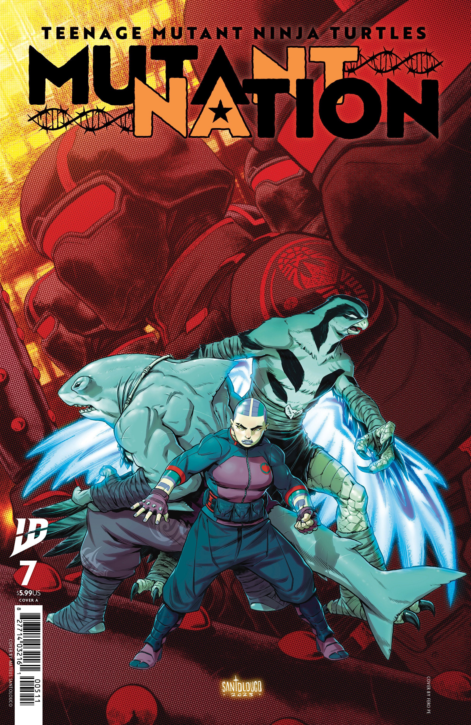 Teenage Mutant Ninja Turtles: Mutant Nation #7 Cover A (Santolouco) | Game Master's Emporium (The New GME)