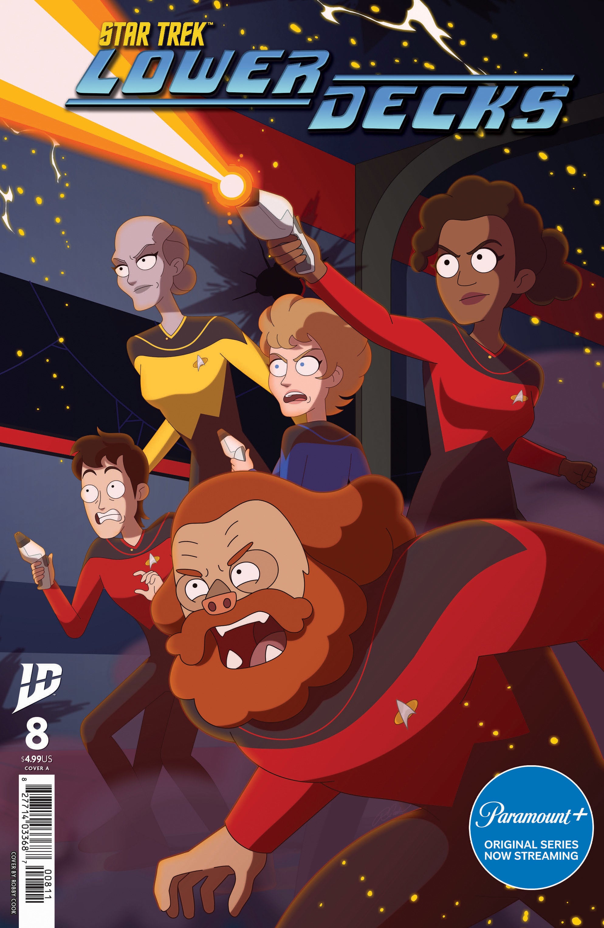 Star Trek: Lower Decks #8 Cover A (Cook) | Game Master's Emporium (The New GME)