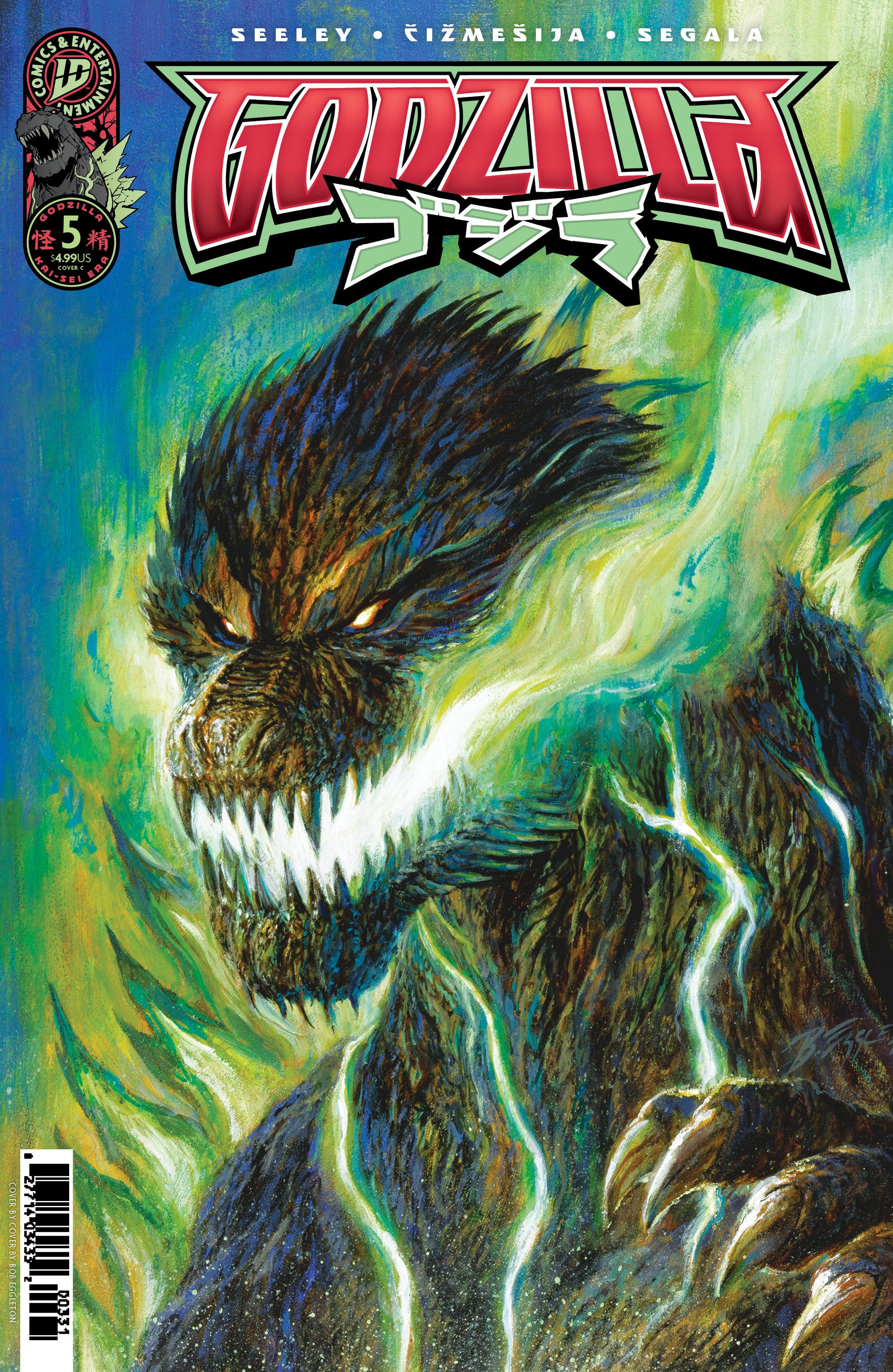 Godzilla [Kai Sei Era] #5 Variant C (Eggleton) | Game Master's Emporium (The New GME)