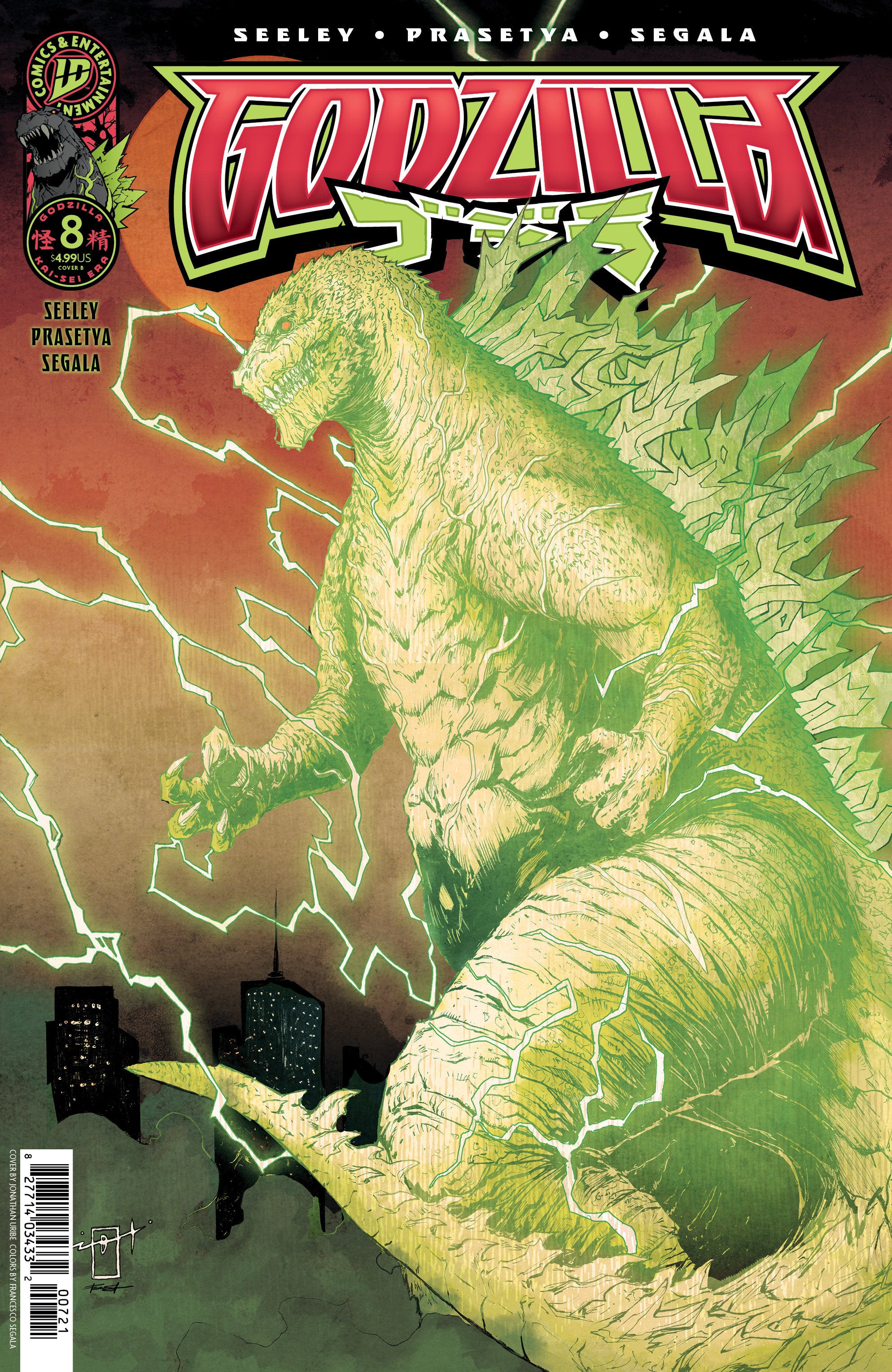 Godzilla [Kai Sei Era] #8 Variant B (Uribe) | Game Master's Emporium (The New GME)