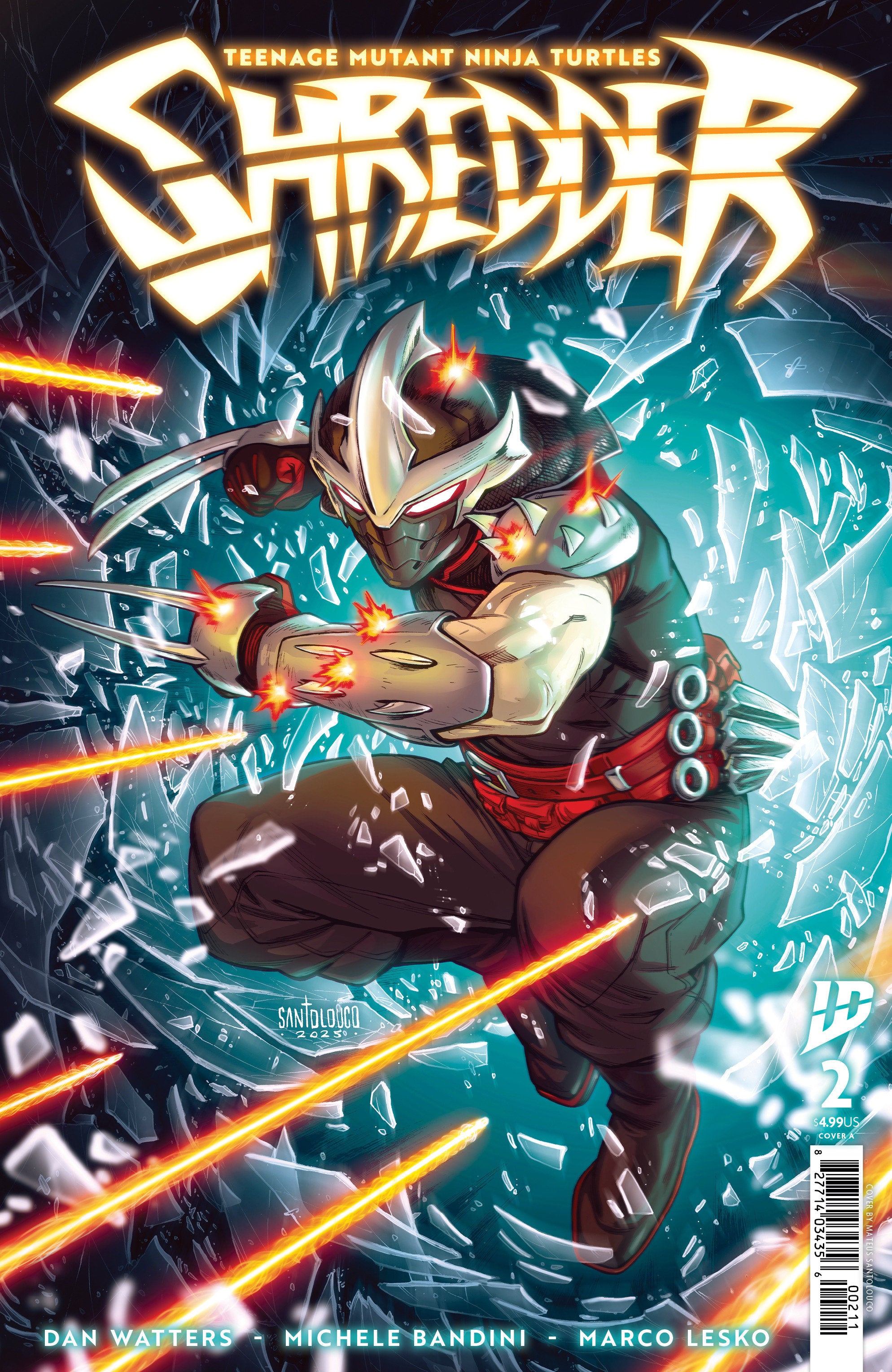 Teenage Mutant Ninja Turtles: Shredder #2 Cover A (Santolouco) | Game Master's Emporium (The New GME)