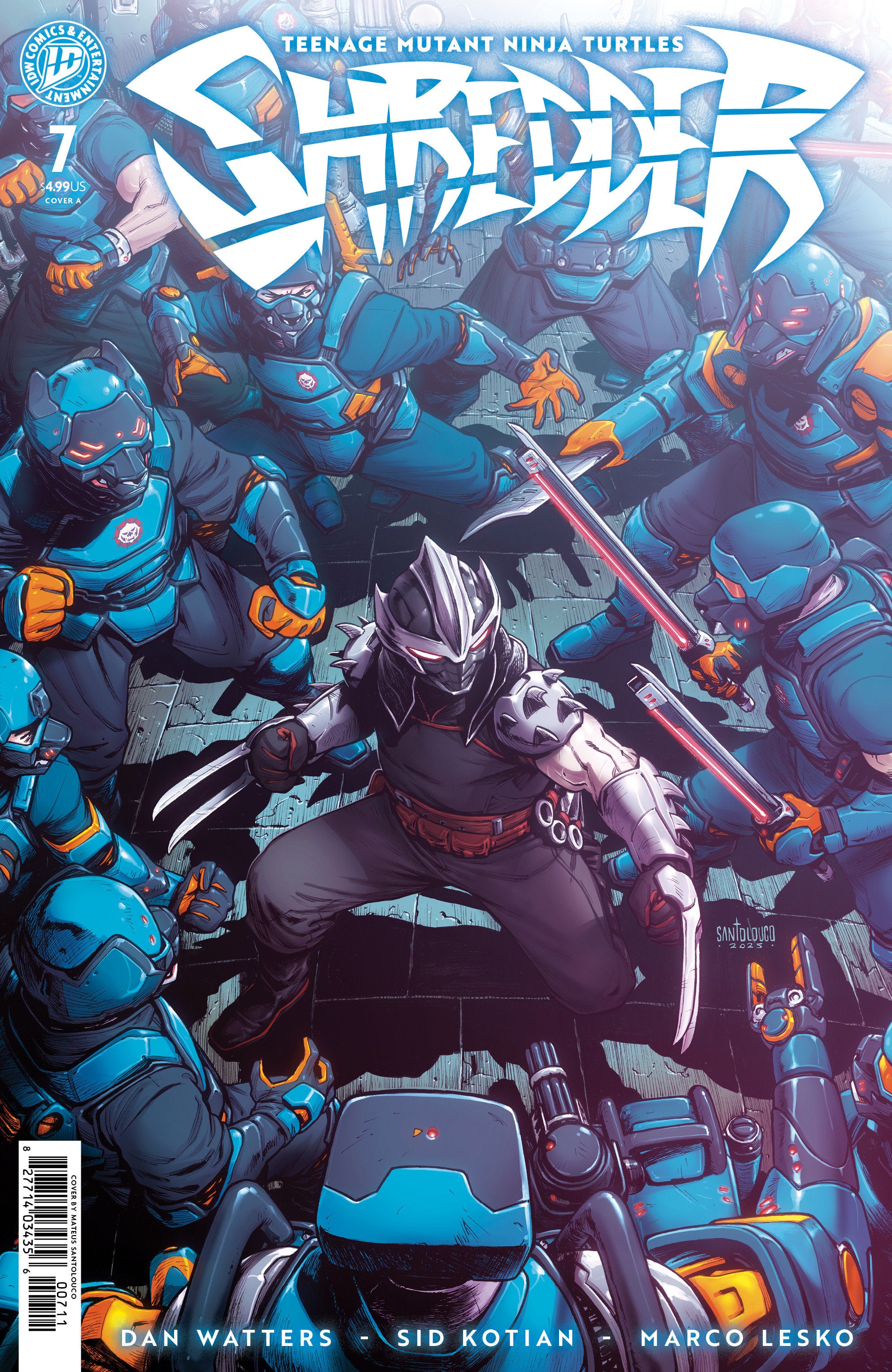 Teenage Mutant Ninja Turtles: Shredder #7 Cover A (Santolouco) | Game Master's Emporium (The New GME)