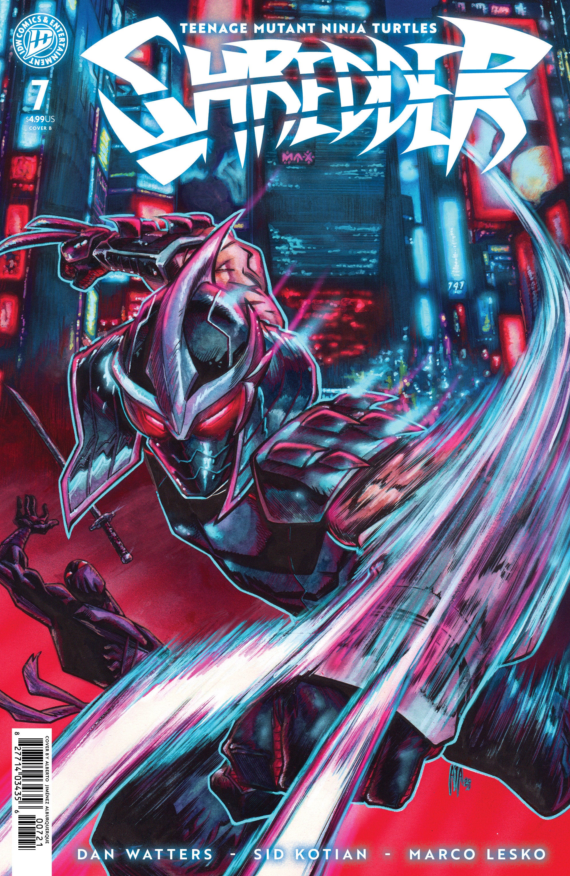 Teenage Mutant Ninja Turtles: Shredder #7 Variant B (Jiménez Alburquerque) | Game Master's Emporium (The New GME)