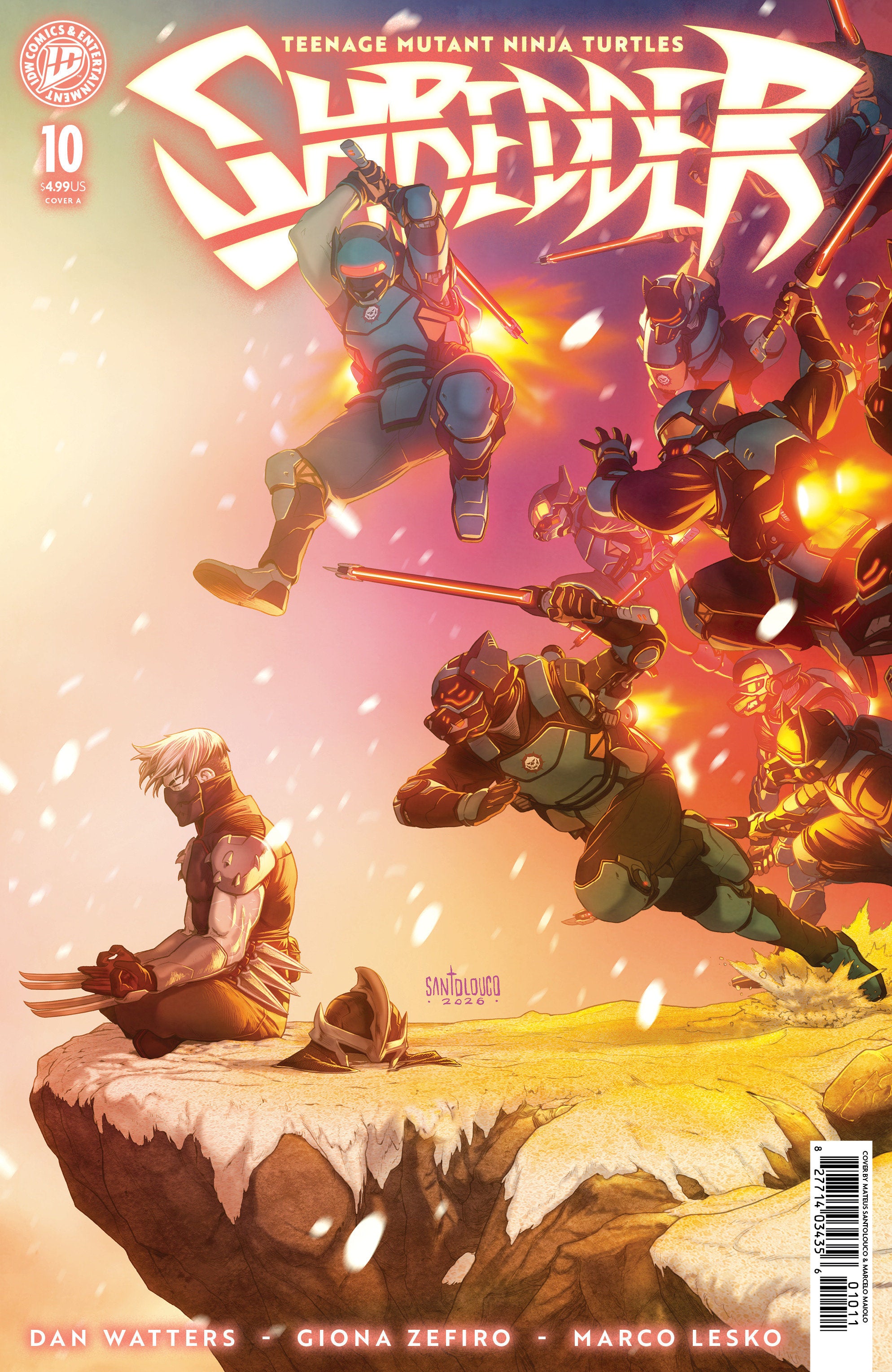Teenage Mutant Ninja Turtles: Shredder #10 Cover A (Santolouco) | Game Master's Emporium (The New GME)