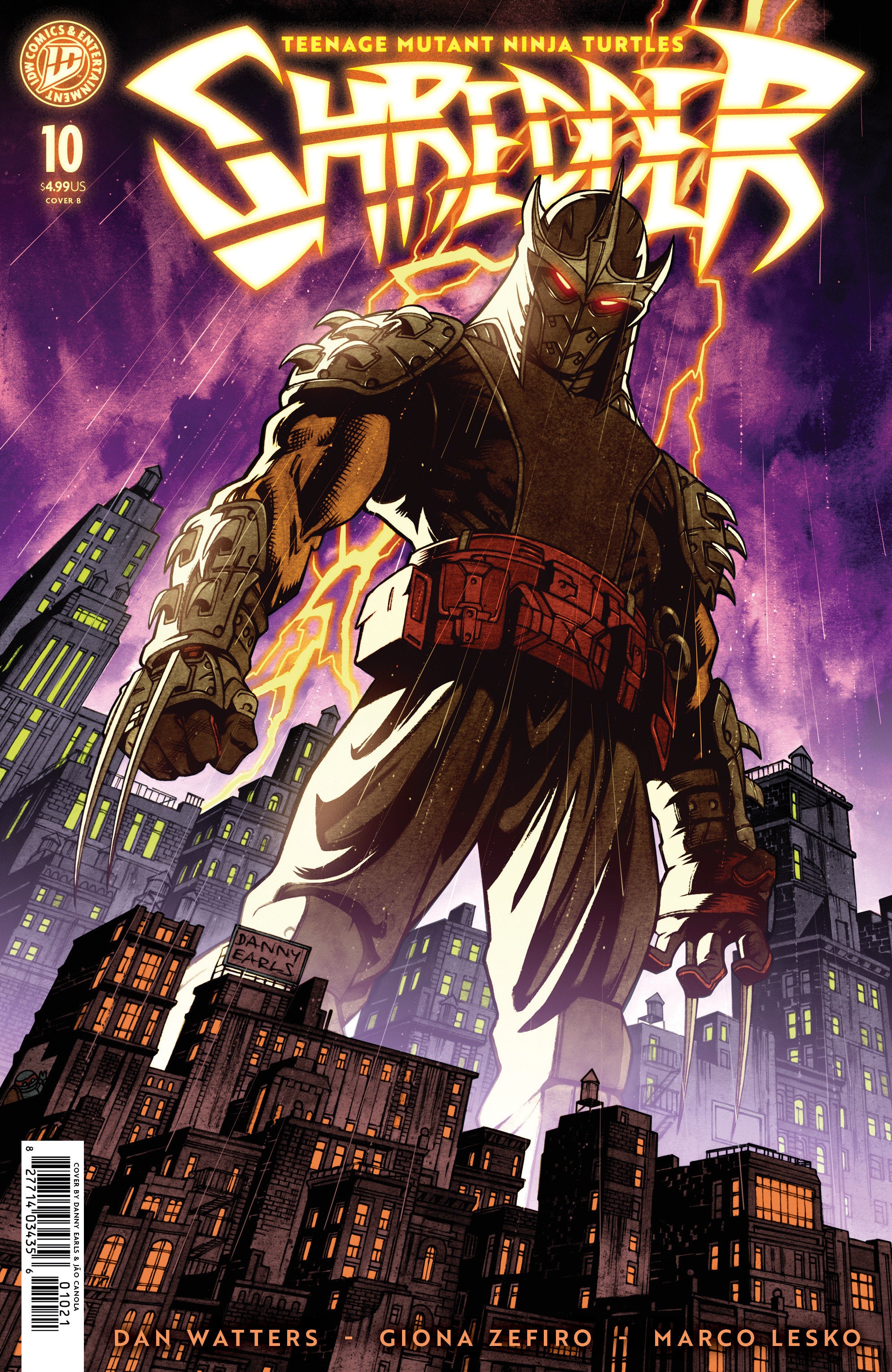 Teenage Mutant Ninja Turtles: Shredder #10 Variant B (Earls) | Game Master's Emporium (The New GME)