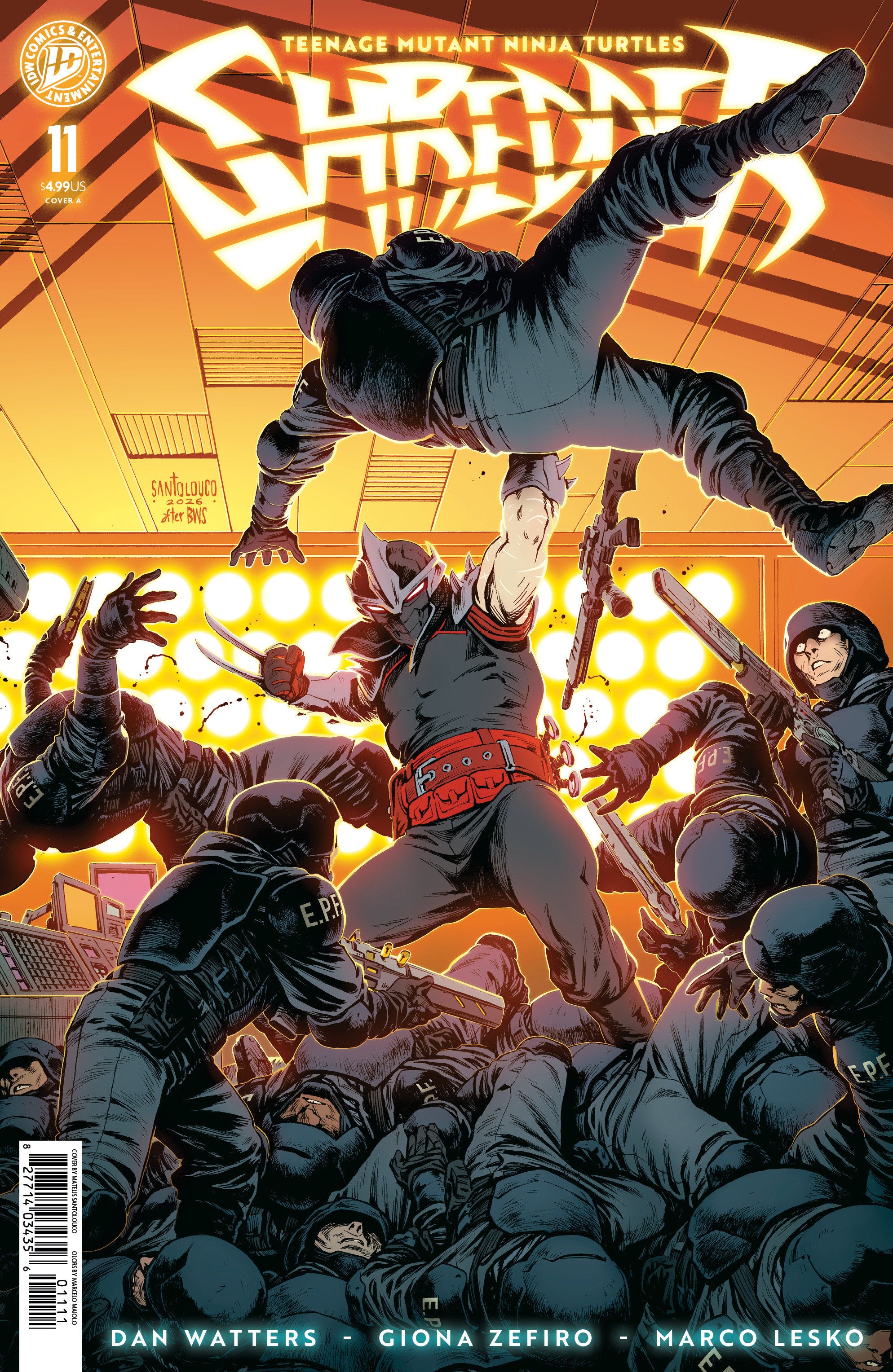 Teenage Mutant Ninja Turtles: Shredder #11 Cover A (Santolouco) | Game Master's Emporium (The New GME)