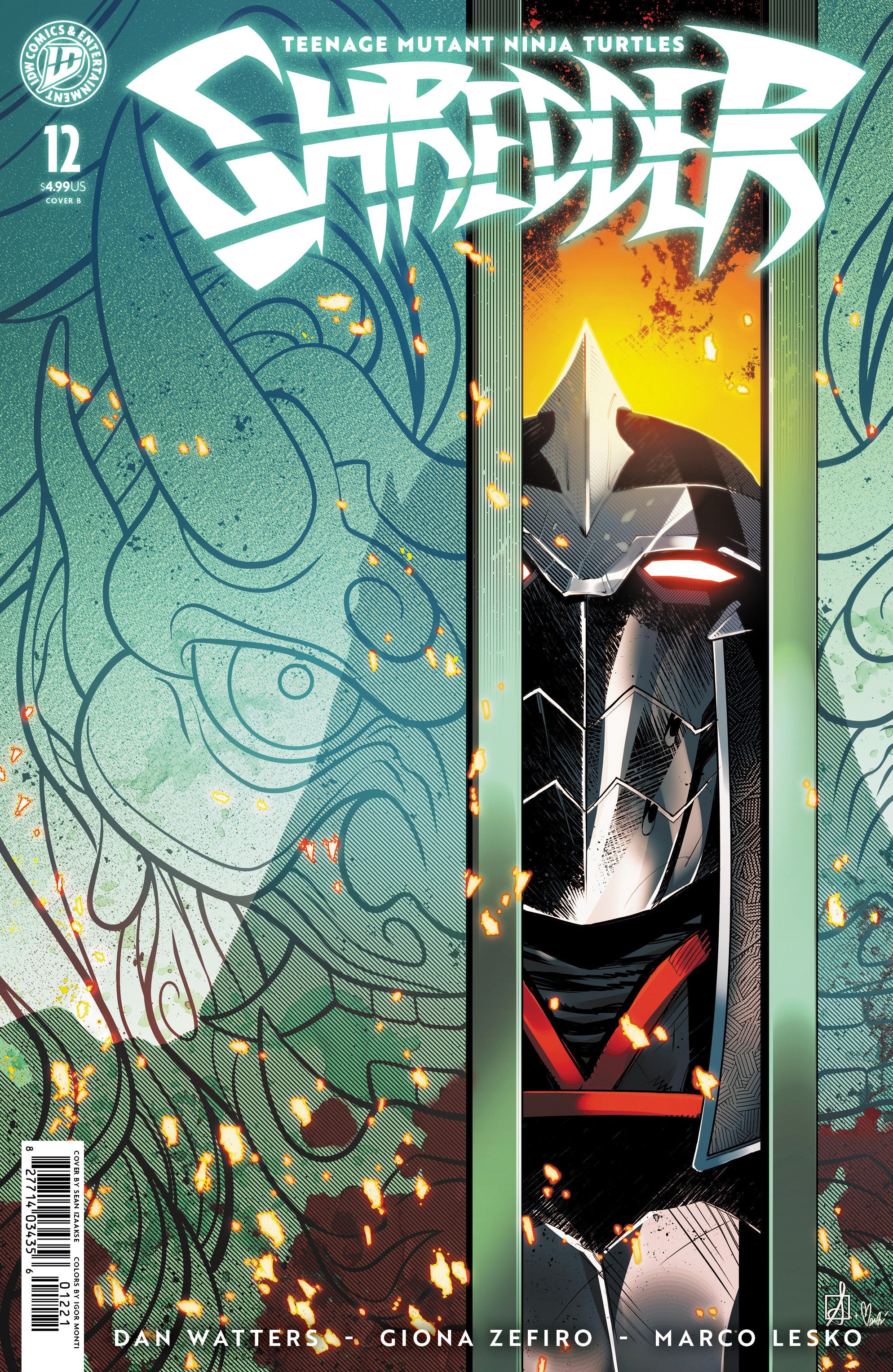 Teenage Mutant Ninja Turtles: Shredder #12 Variant B (Izaakse) | Game Master's Emporium (The New GME)