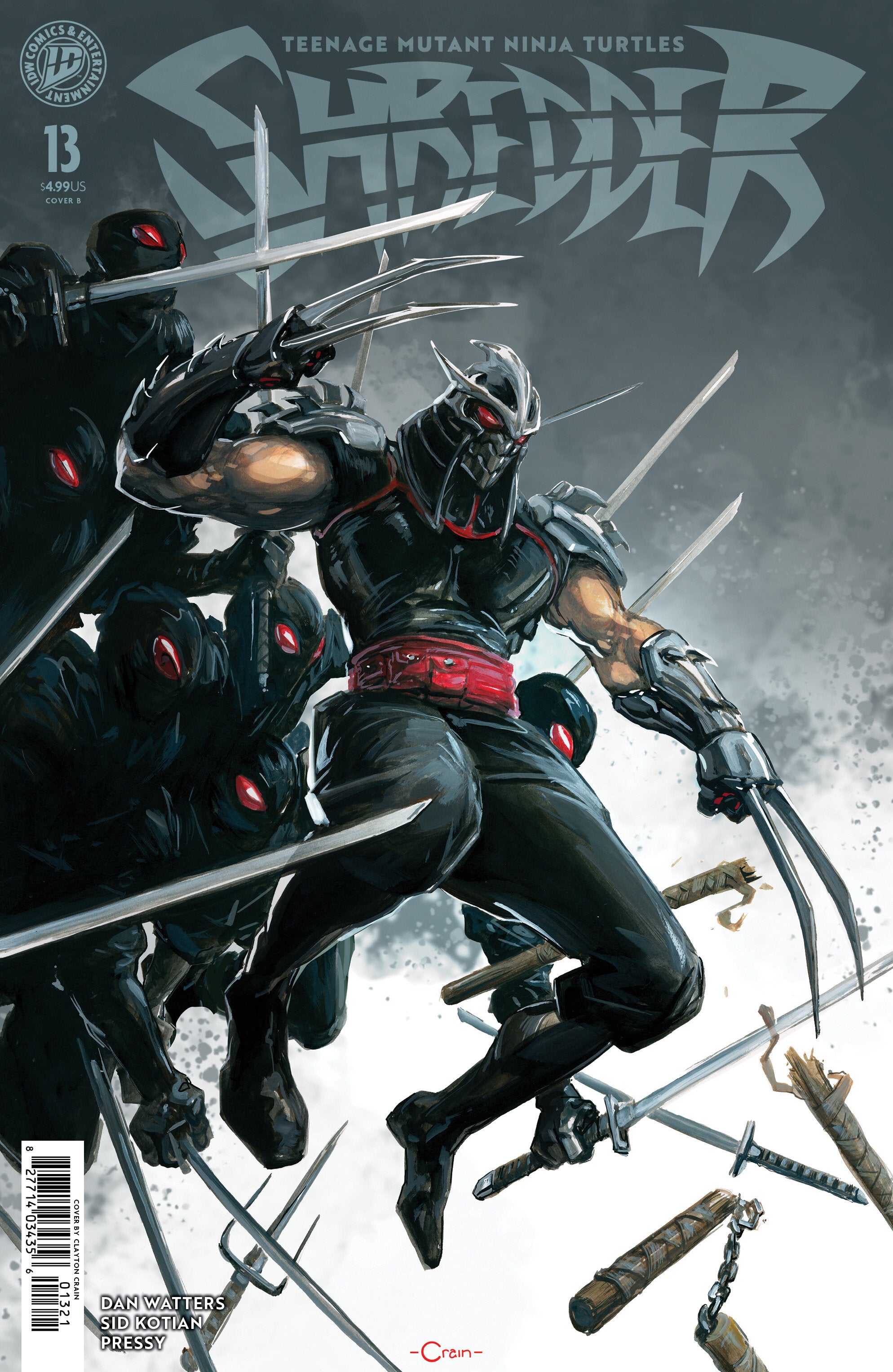 Teenage Mutant Ninja Turtles: Shredder #13 Variant B (Crain) | Game Master's Emporium (The New GME)