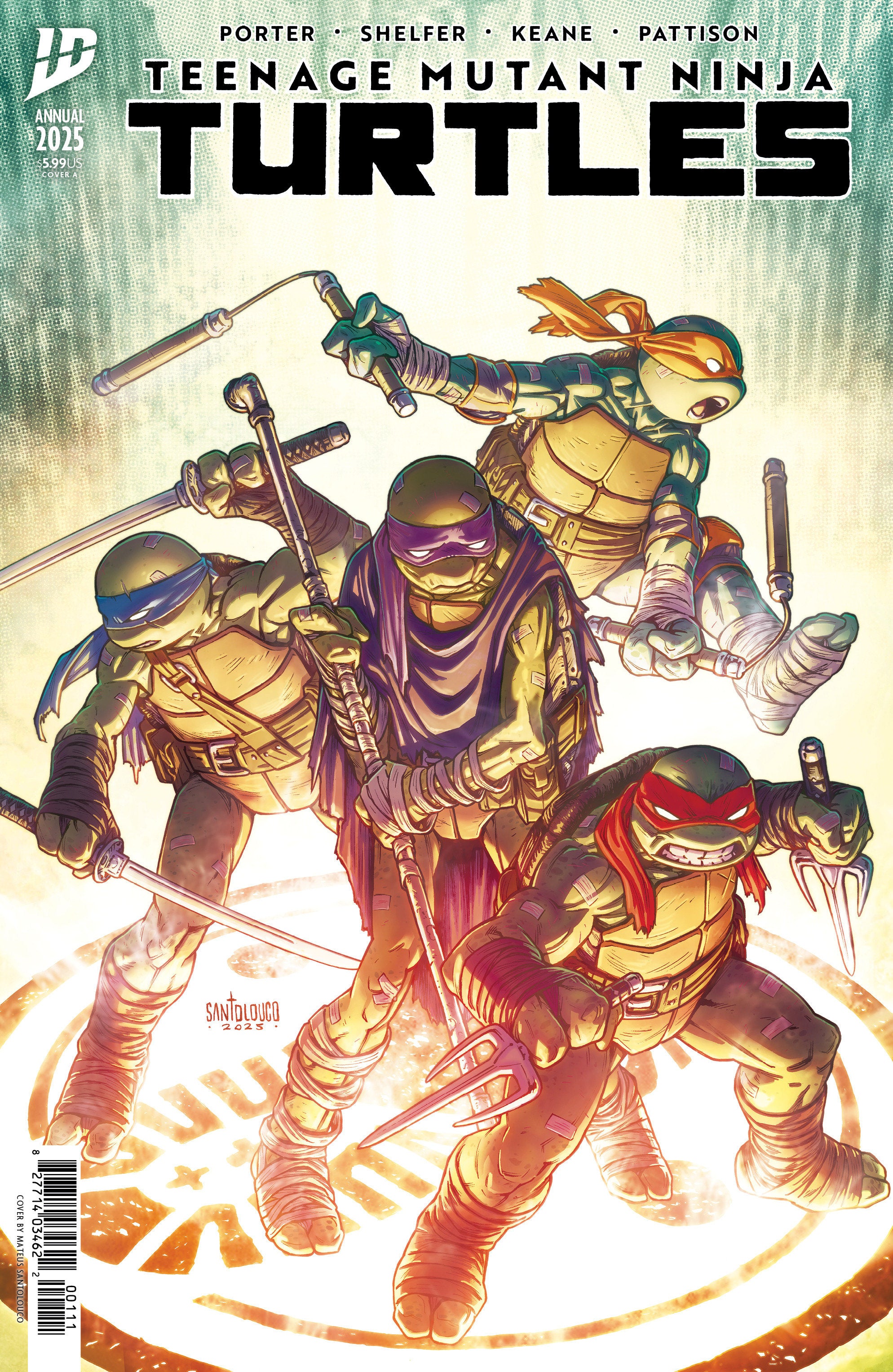 Teenage Mutant Ninja Turtles: Annual 2025 Cover A (Santolouco) | Game Master's Emporium (The New GME)
