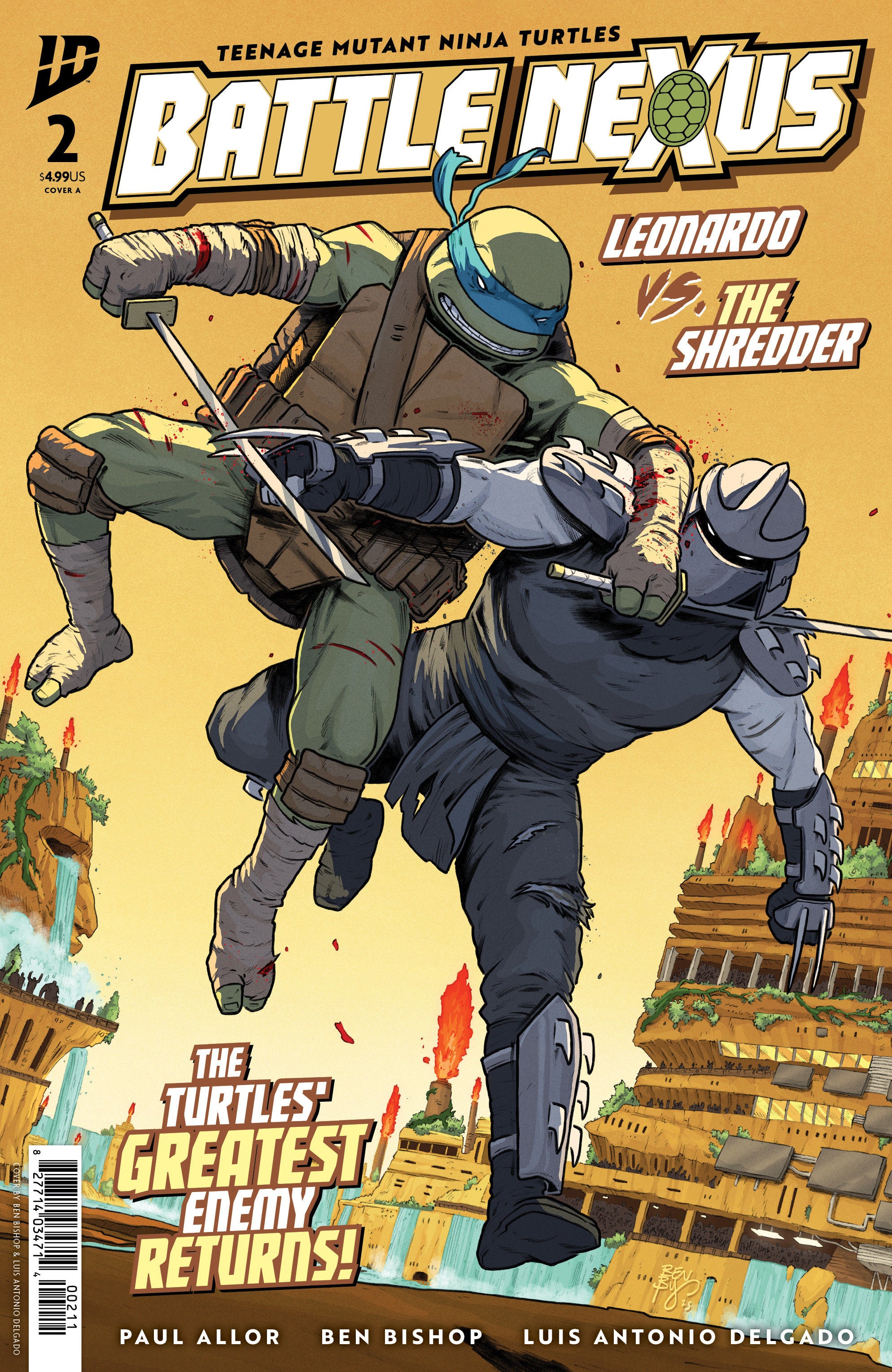 Teenage Mutant Ninja Turtles: Battle Nexus #2 Cover A (Bishop) | Game Master's Emporium (The New GME)