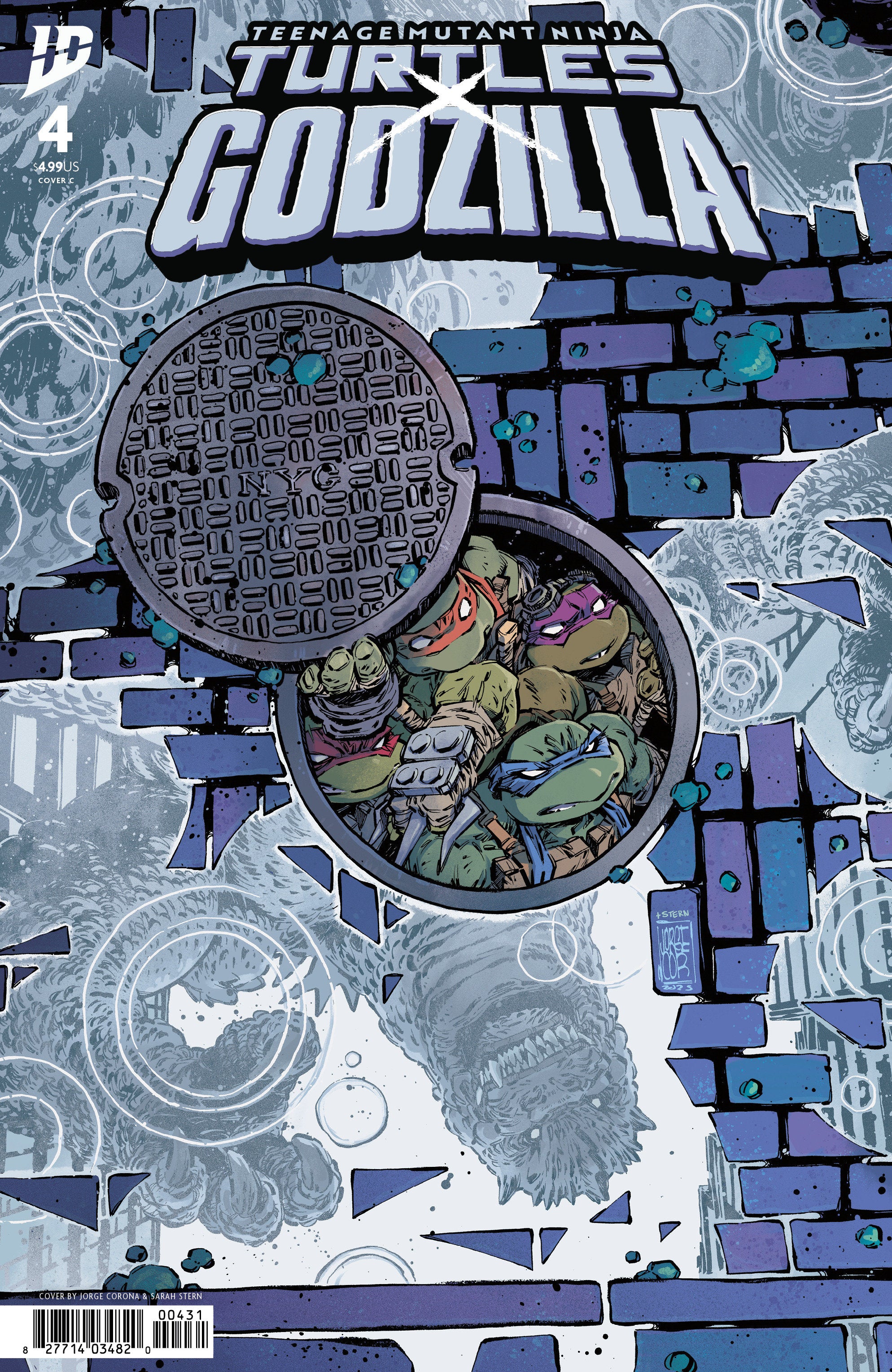 Teenage Mutant Ninja Turtles X Godzilla #4 Variant C (Corona) | Game Master's Emporium (The New GME)