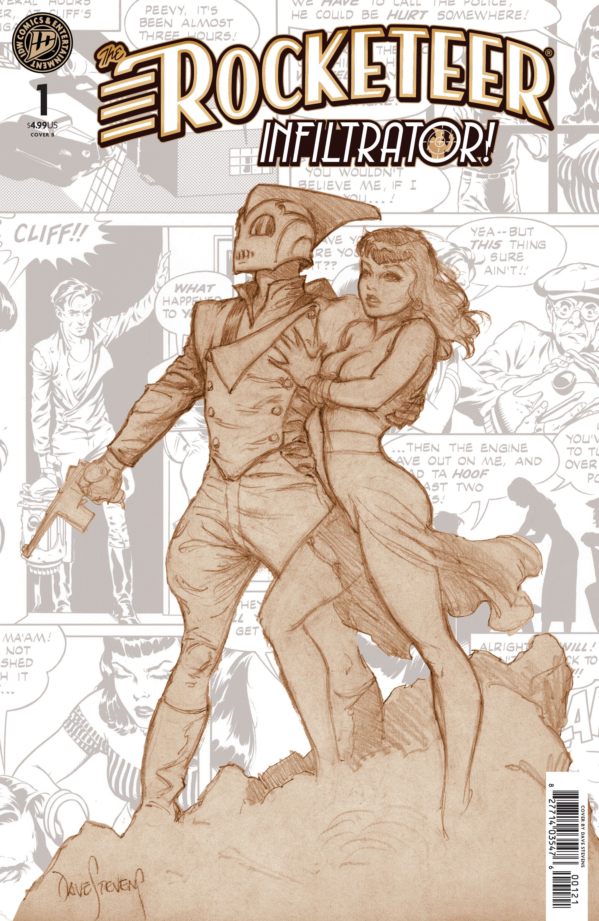 The Rocketeer: Infiltrator! #1 Variant B (Stevens) | Game Master's Emporium (The New GME)