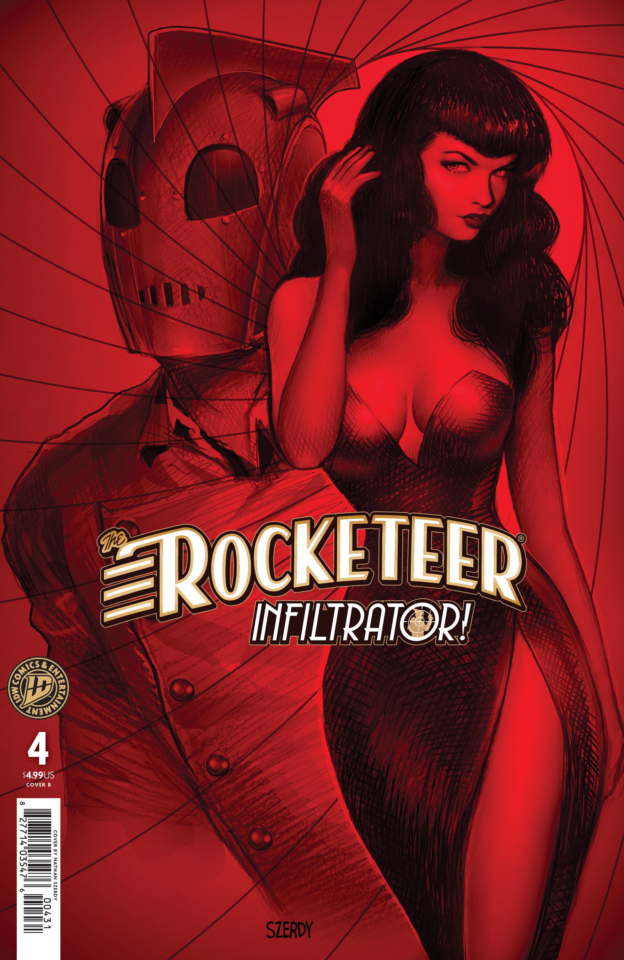 The Rocketeer: Infiltrator! #4 Variant B (Szerdy) | Game Master's Emporium (The New GME)