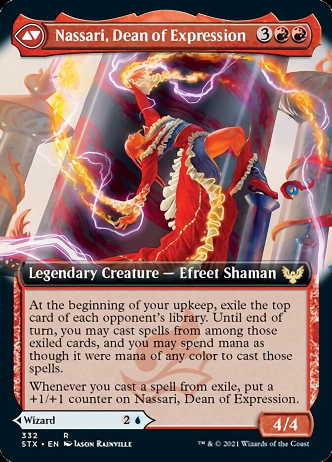 Uvilda, Dean of Perfection // Nassari, Dean of Expression (Extended Art) [Strixhaven: School of Mages] | Game Master's Emporium (The New GME)