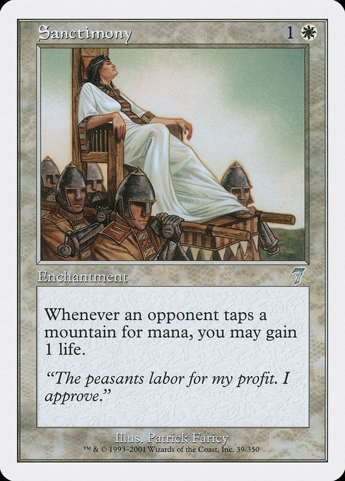 Sanctimony [Seventh Edition] | Game Master's Emporium (The New GME)