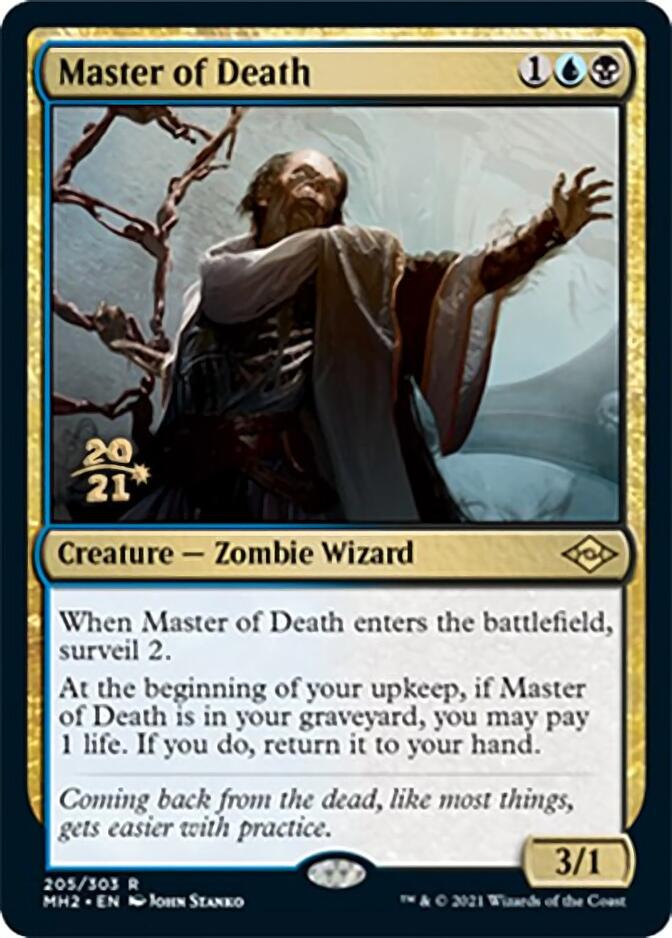 Master of Death [Modern Horizons 2 Prerelease Promos] | Game Master's Emporium (The New GME)