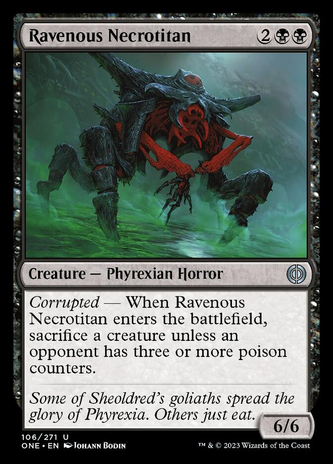 Ravenous Necrotitan [Phyrexia: All Will Be One] | Game Master's Emporium (The New GME)