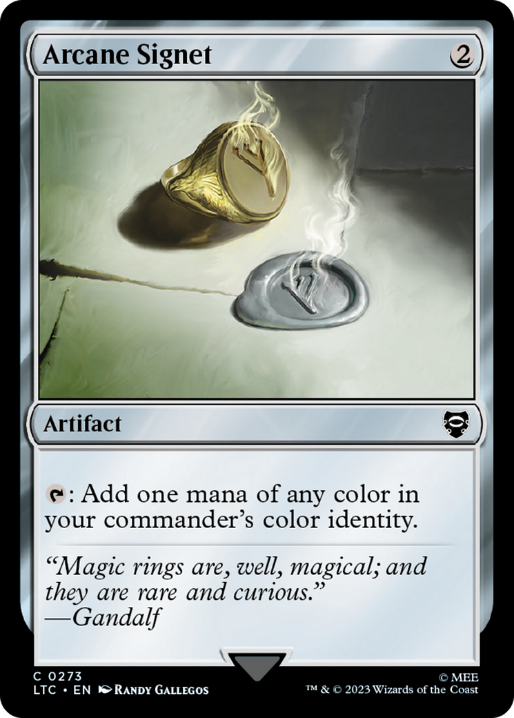 Arcane Signet [The Lord of the Rings: Tales of Middle-Earth Commander] | Game Master's Emporium (The New GME)