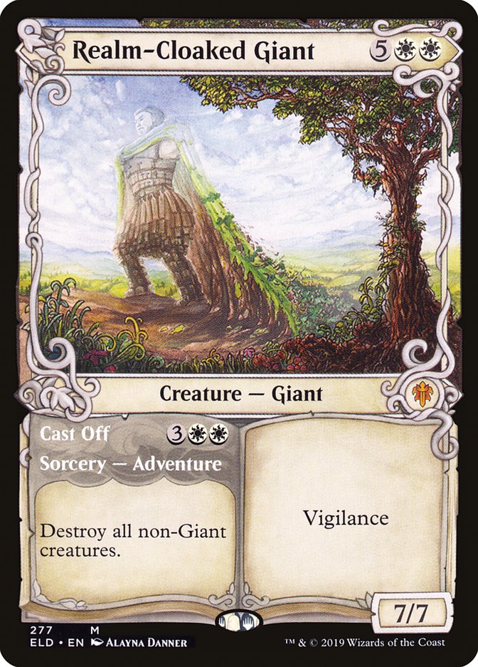 Realm-Cloaked Giant // Cast Off (Showcase) [Throne of Eldraine] | Game Master's Emporium (The New GME)