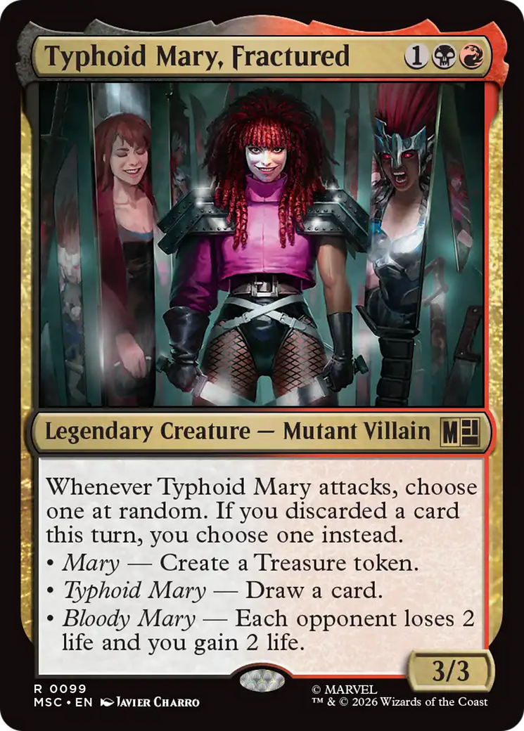 Typhoid Mary, Fractured (Surge Foil) [Marvel Super Heroes Commander] | Game Master's Emporium (The New GME)
