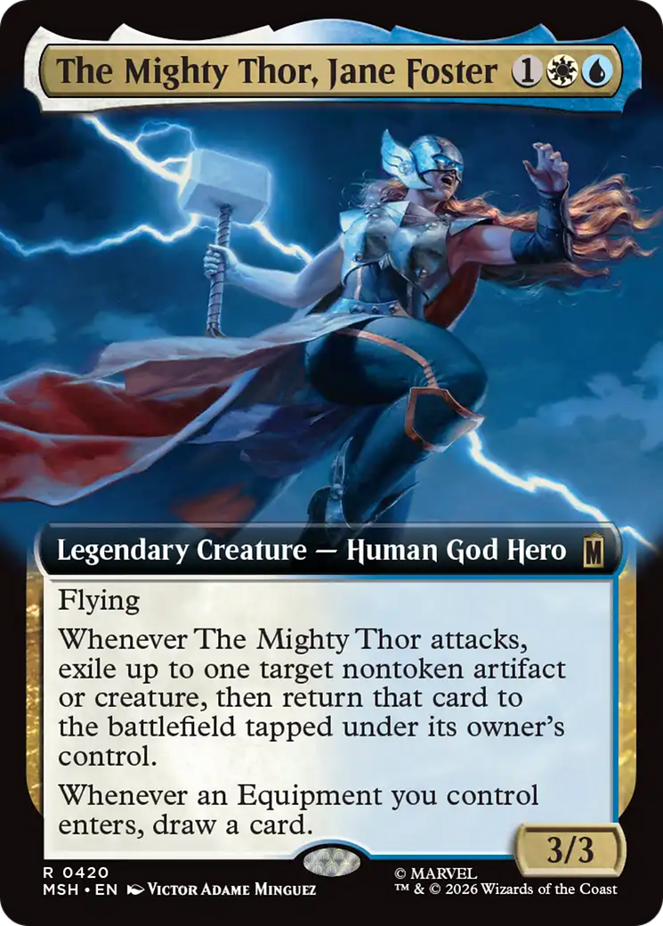 The Mighty Thor, Jane Foster (Extended Art) [Marvel Super Heroes] | Game Master's Emporium (The New GME)