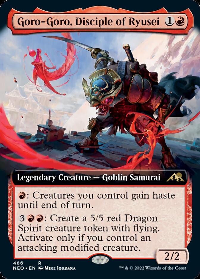 Goro-Goro, Disciple of Ryusei (Extended Art) [Kamigawa: Neon Dynasty] | Game Master's Emporium (The New GME)