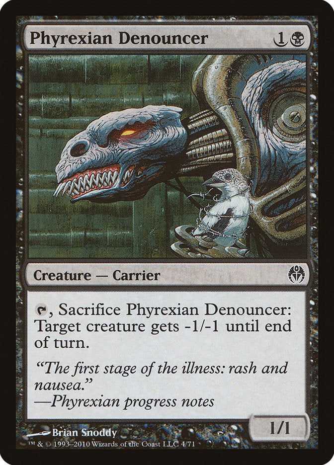 Phyrexian Denouncer [Duel Decks: Phyrexia vs. the Coalition] | Game Master's Emporium (The New GME)