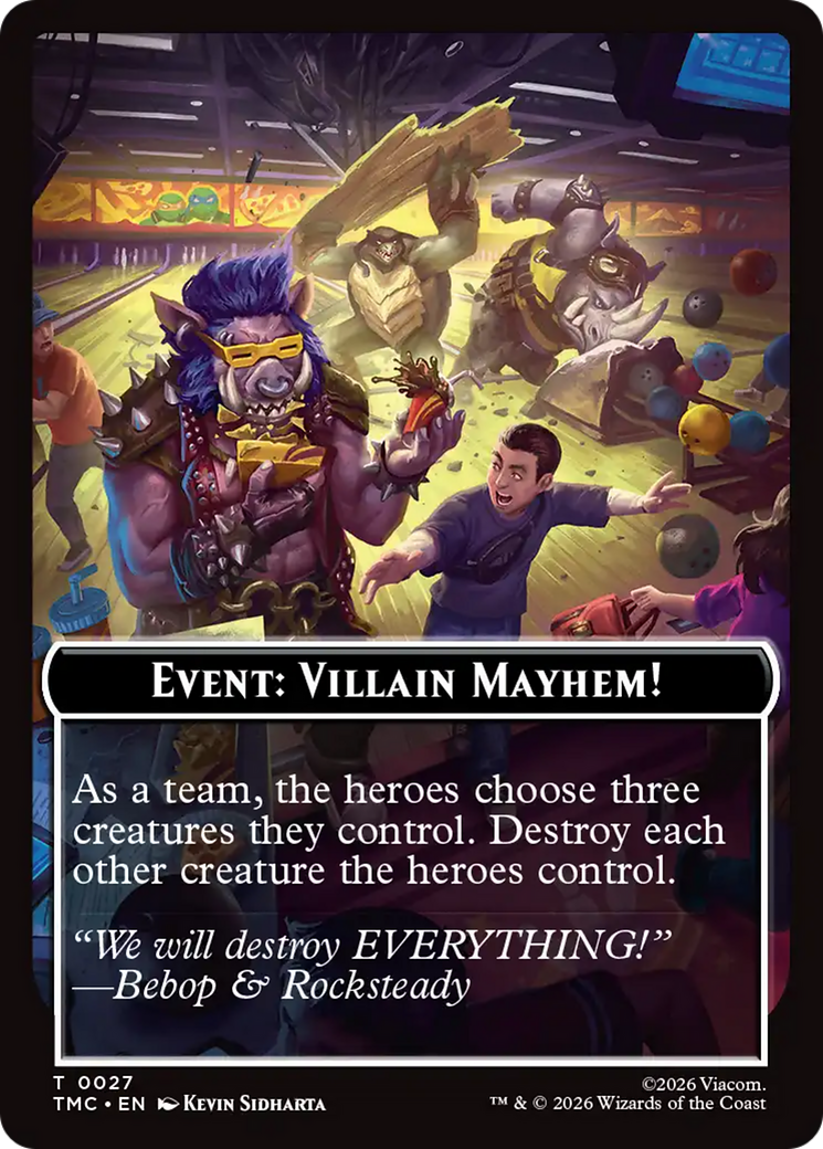 Event: Villain Mayhem! [Teenage Mutant Ninja Turtles Commander Tokens] | Game Master's Emporium (The New GME)