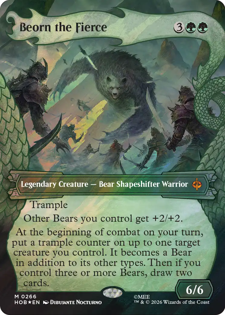 Beorn the Fierce (Showcase) (Surge Foil) [The Hobbit] | Game Master's Emporium (The New GME)