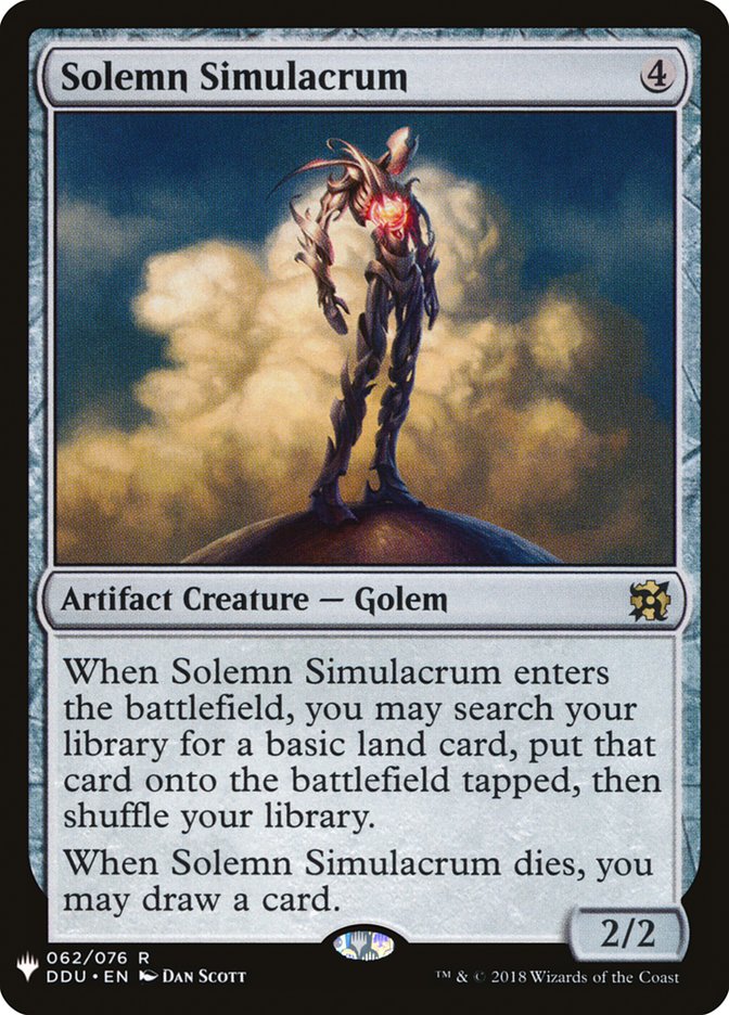 Solemn Simulacrum [Mystery Booster] | Game Master's Emporium (The New GME)