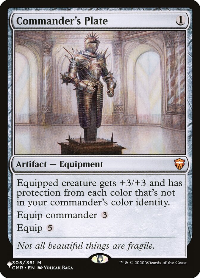Commander's Plate [Secret Lair: Heads I Win, Tails You Lose] | Game Master's Emporium (The New GME)