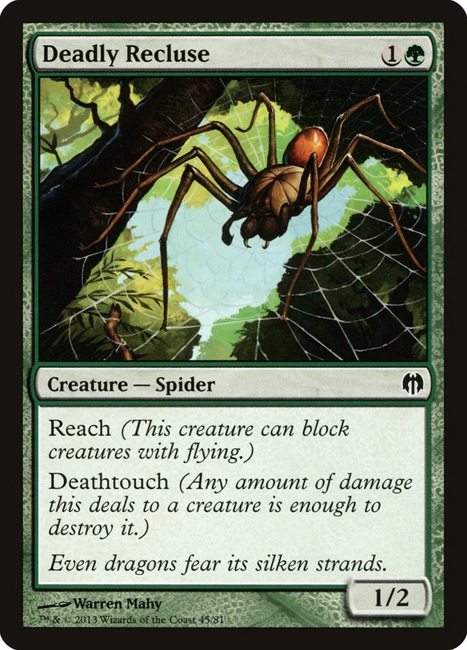 Deadly Recluse [Duel Decks: Heroes vs. Monsters] | Game Master's Emporium (The New GME)