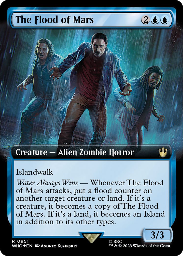 The Flood of Mars (Extended Art) (Surge Foil) [Doctor Who] | Game Master's Emporium (The New GME)