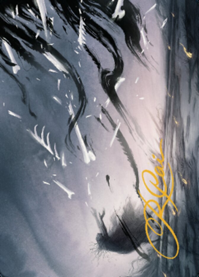 Shadow Prophecy Art Card (Gold-Stamped Signature) [Dominaria United Art Series] | Game Master's Emporium (The New GME)
