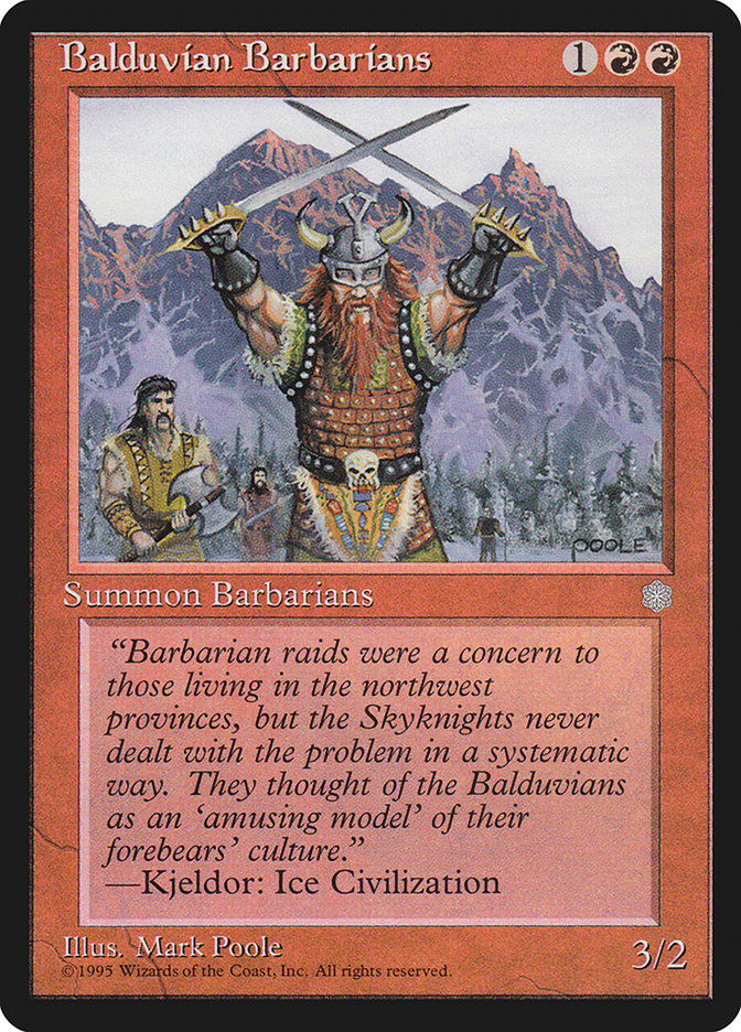 Balduvian Barbarians [Ice Age] | Game Master's Emporium (The New GME)