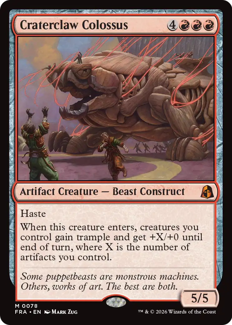 Craterclaw Colossus [Reality Fracture] | Game Master's Emporium (The New GME)