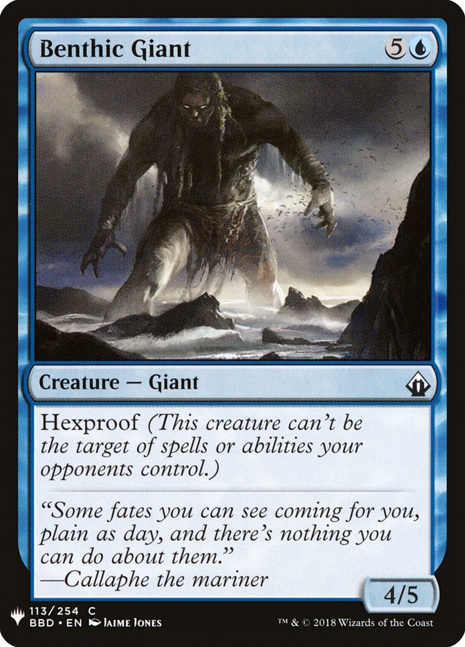Benthic Giant [Mystery Booster] | Game Master's Emporium (The New GME)