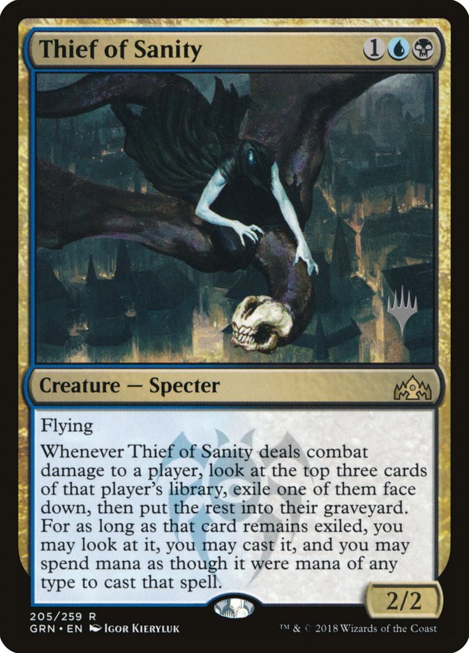 Thief of Sanity (Promo Pack) [Guilds of Ravnica Promos] | Game Master's Emporium (The New GME)