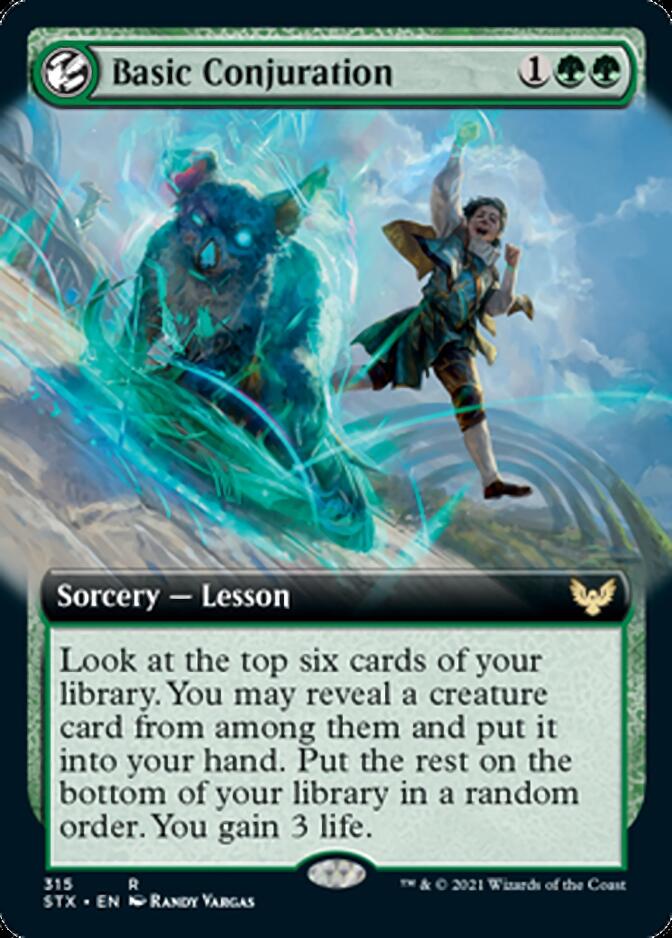 Basic Conjuration (Extended Art) [Strixhaven: School of Mages] | Game Master's Emporium (The New GME)