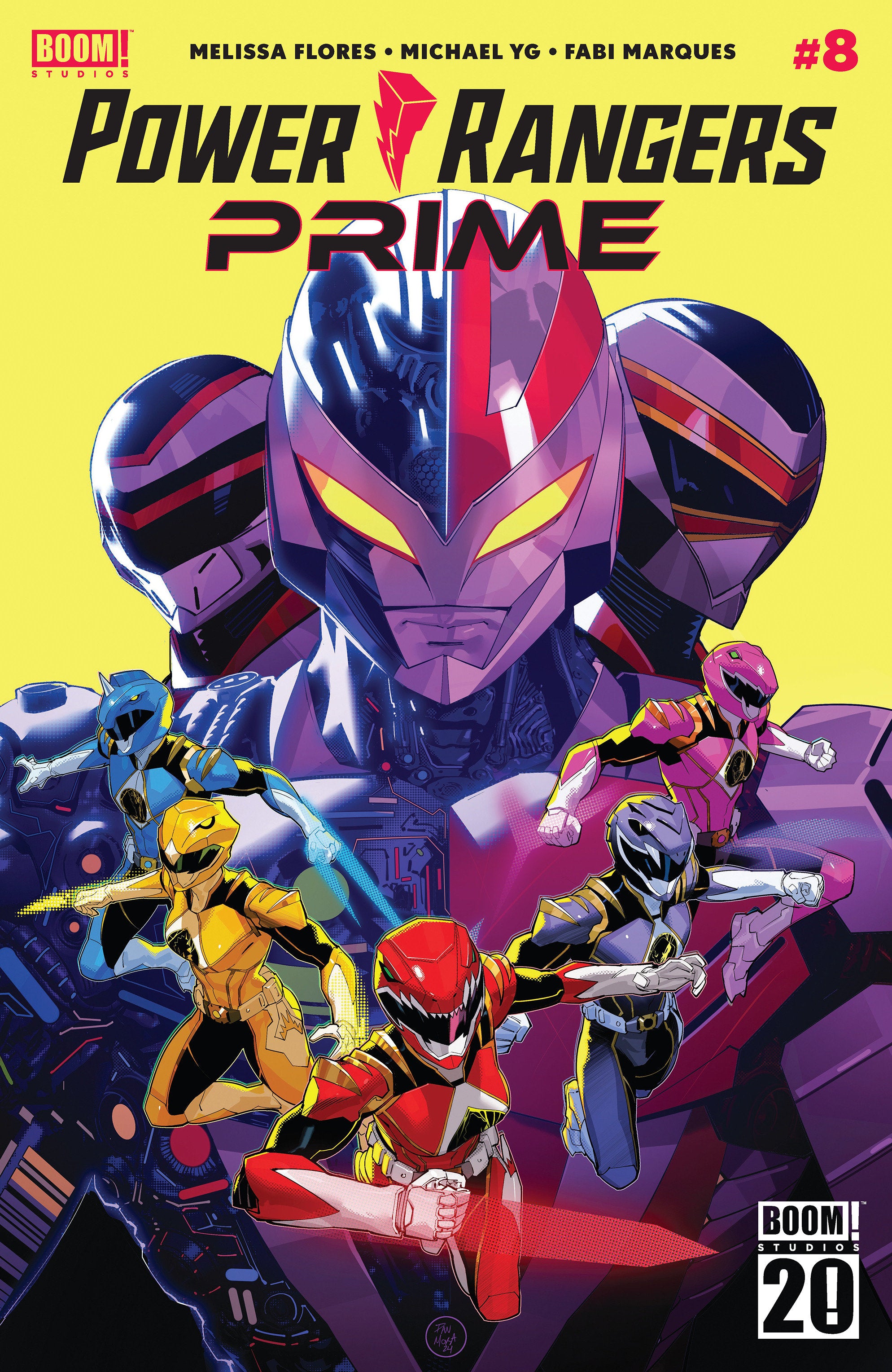 Power Rangers Prime #8 A Main (Dressed, Mora) | Game Master's Emporium (The New GME)