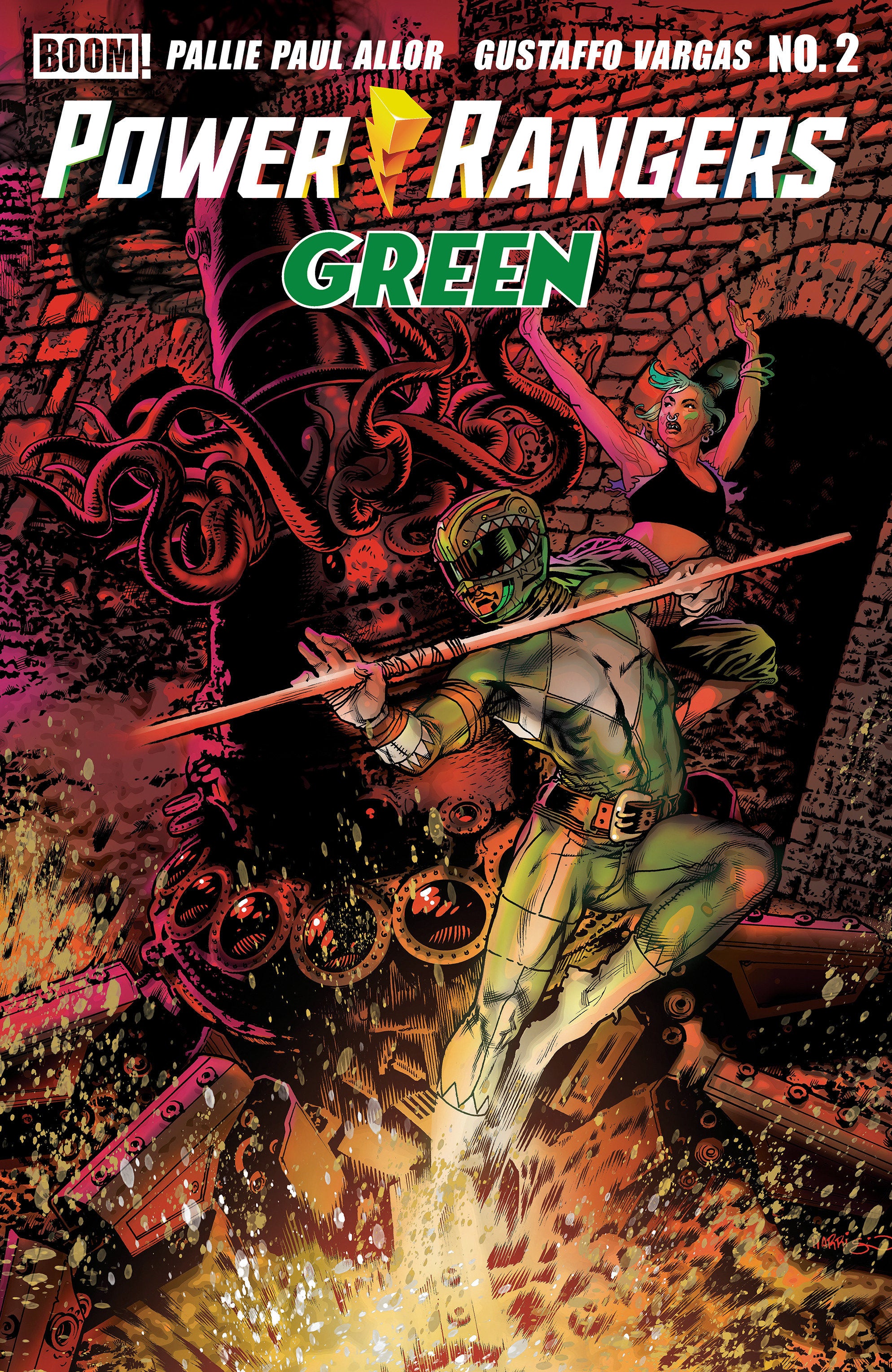 Power Rangers Green #2 A Main (Dressed, Harris) | Game Master's Emporium (The New GME)