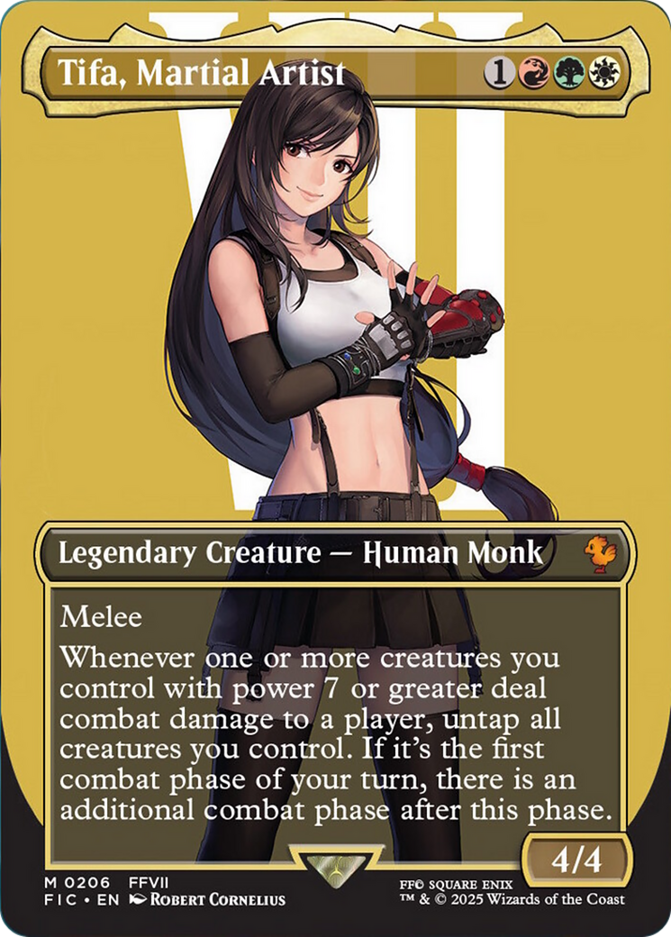 Tifa, Martial Artist (Borderless) [FINAL FANTASY Commander] | Game Master's Emporium (The New GME)