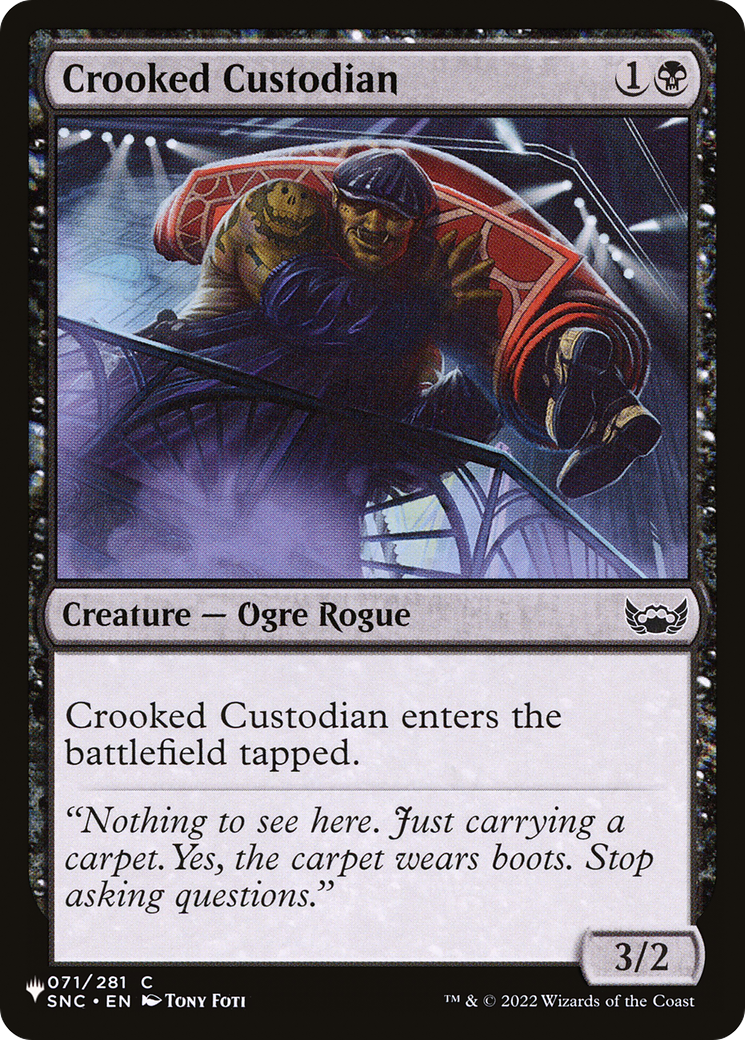 Crooked Custodian [The List] | Game Master's Emporium (The New GME)