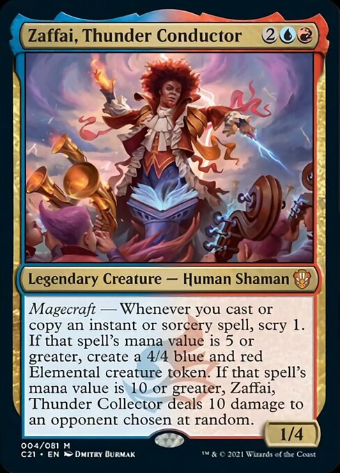 Zaffai, Thunder Conductor [Commander 2021] | Game Master's Emporium (The New GME)