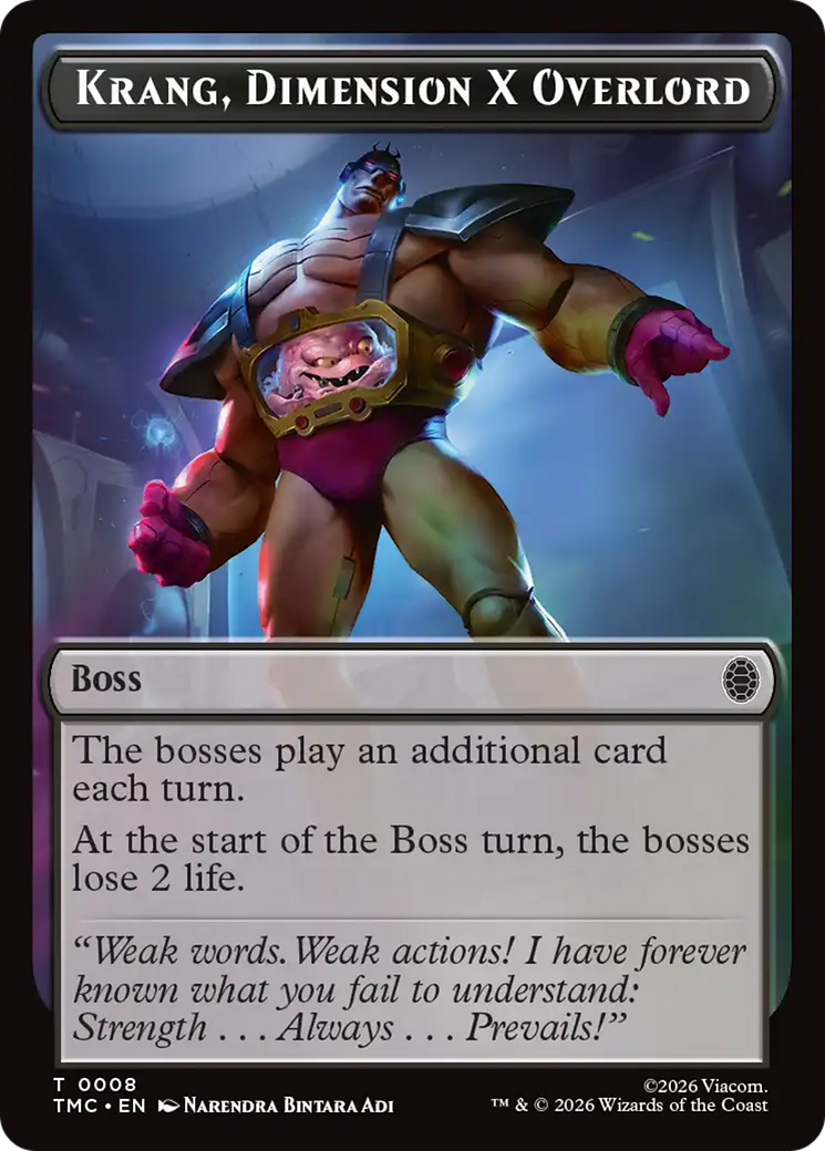 Krang, Dimension X Overlord [Teenage Mutant Ninja Turtles Commander Tokens] | Game Master's Emporium (The New GME)