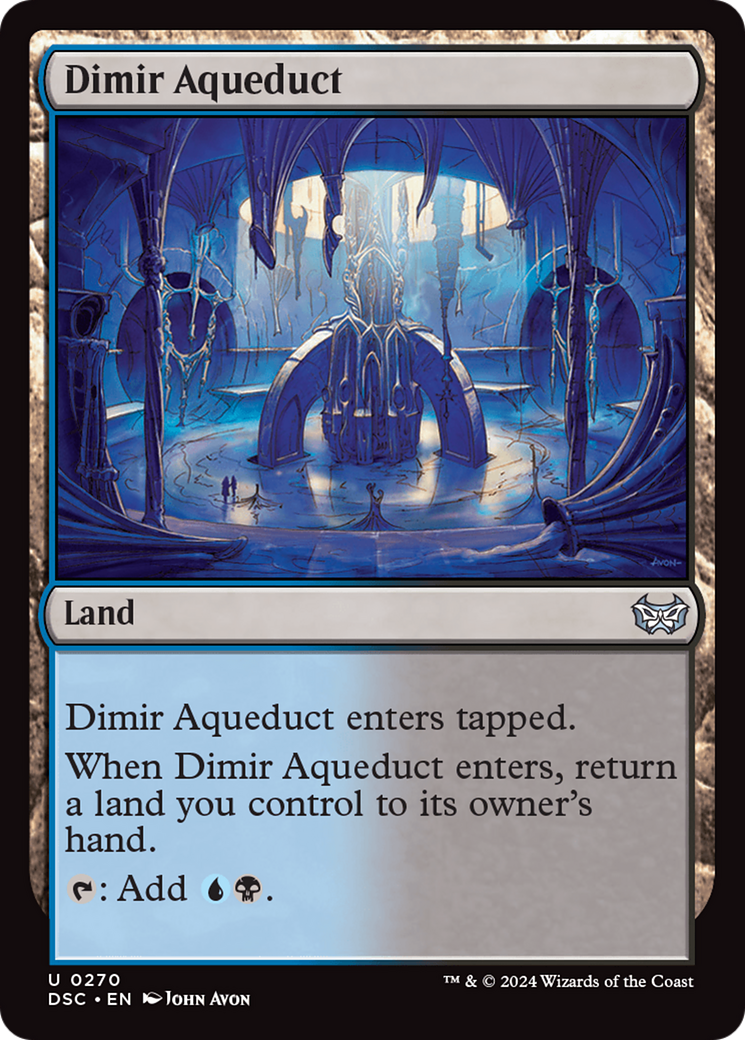 Dimir Aqueduct [Duskmourn: House of Horror Commander] | Game Master's Emporium (The New GME)