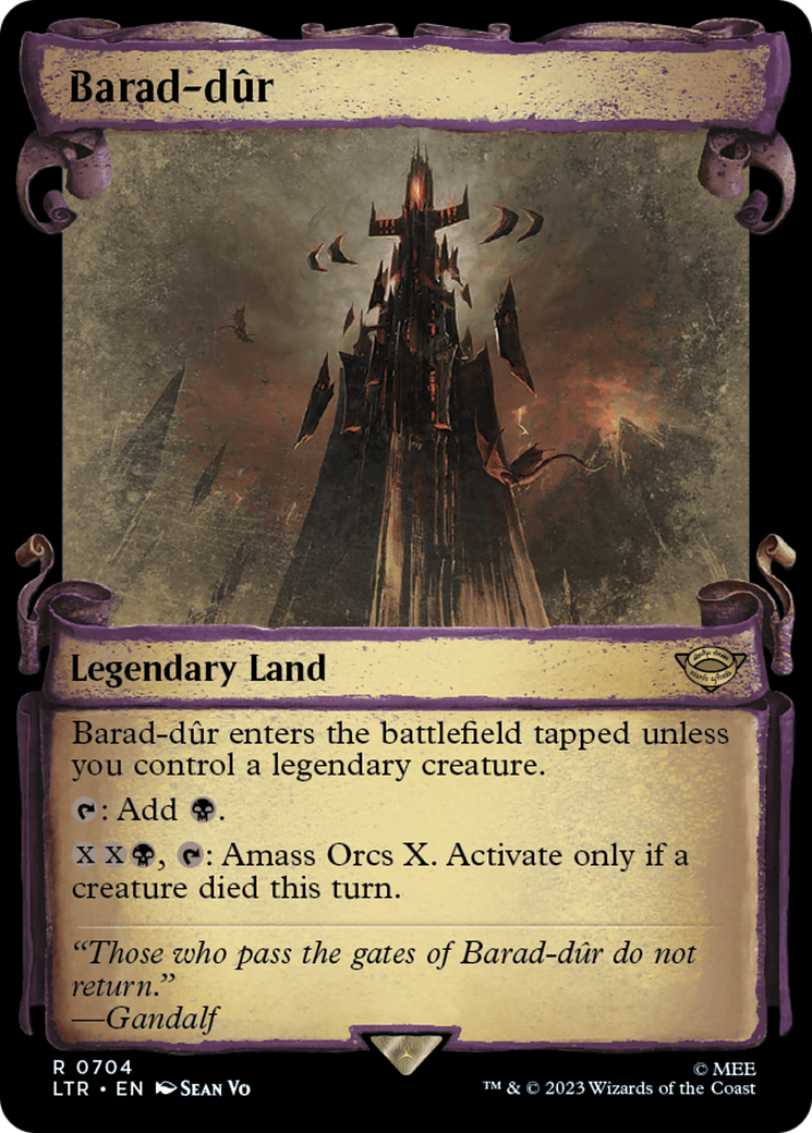 Barad-dur [The Lord of the Rings: Tales of Middle-Earth Showcase Scrolls] | Game Master's Emporium (The New GME)