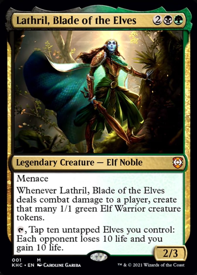 Lathril, Blade of the Elves [Kaldheim Commander] | Game Master's Emporium (The New GME)