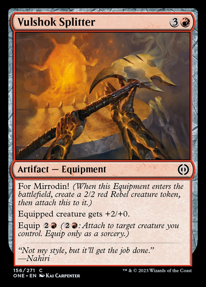 Vulshok Splitter [Phyrexia: All Will Be One] | Game Master's Emporium (The New GME)